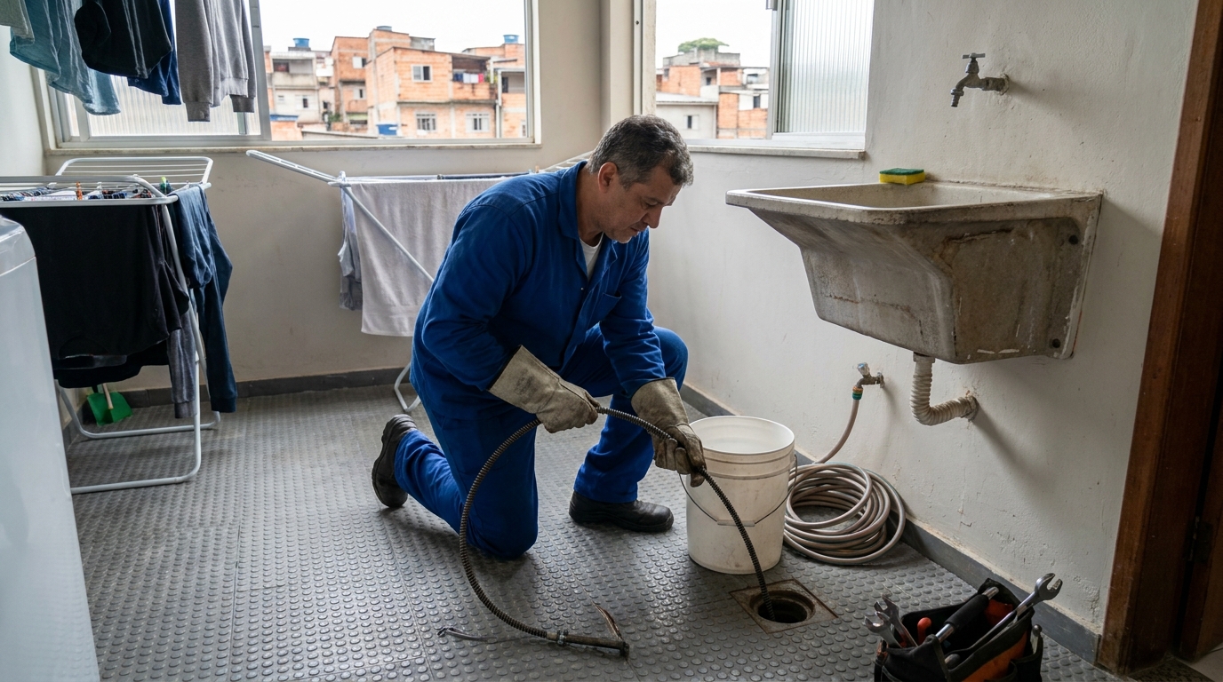 Desentupimento de Ralos Externos no Jardim Nossa Senhora das Graças, Cotia‑SP